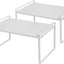 2 Estantes Apilables Acero 3mm para Cocina y Alacena