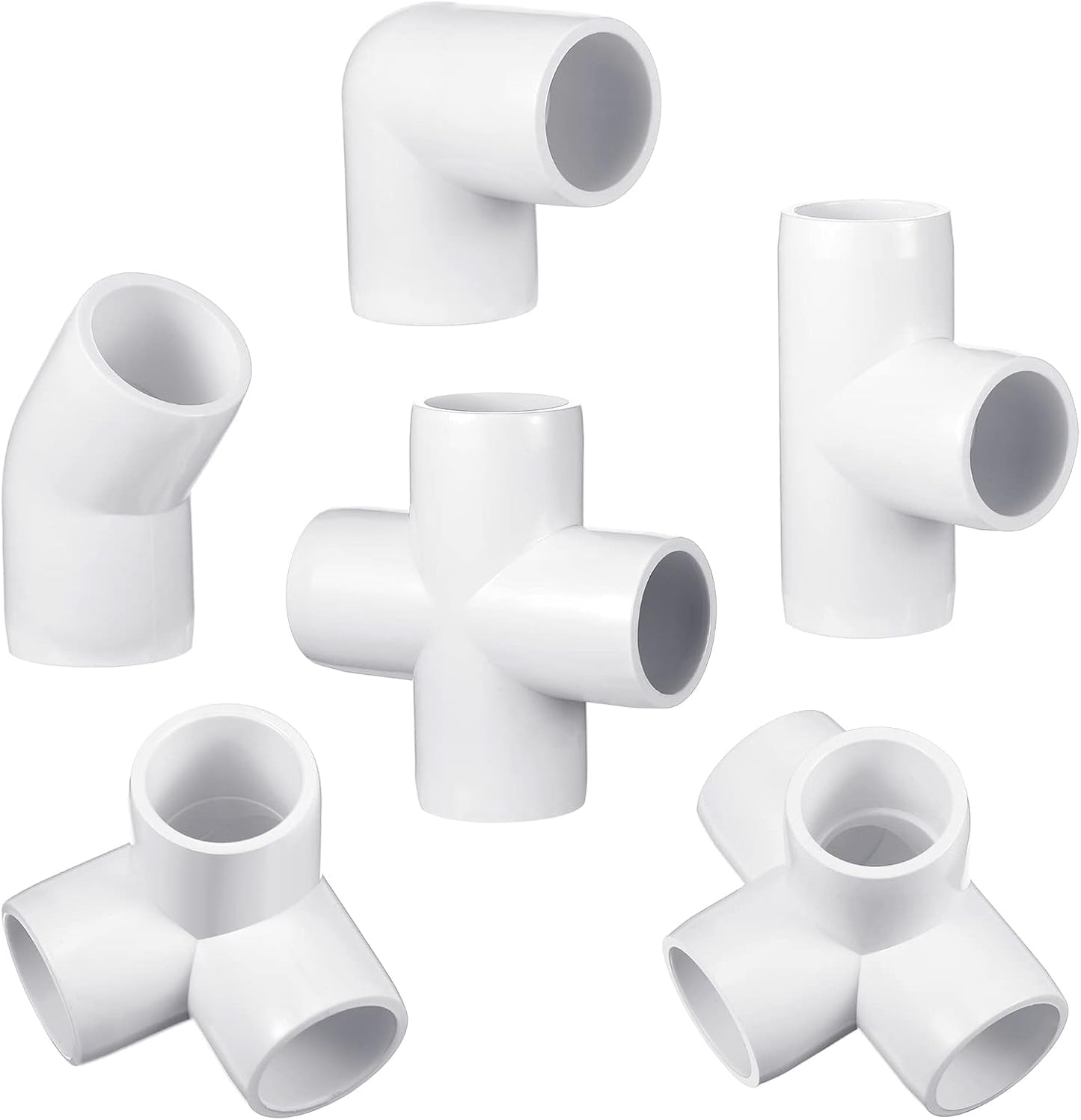 Set 42 accesorios PVC 1pulg codo alta resistencia