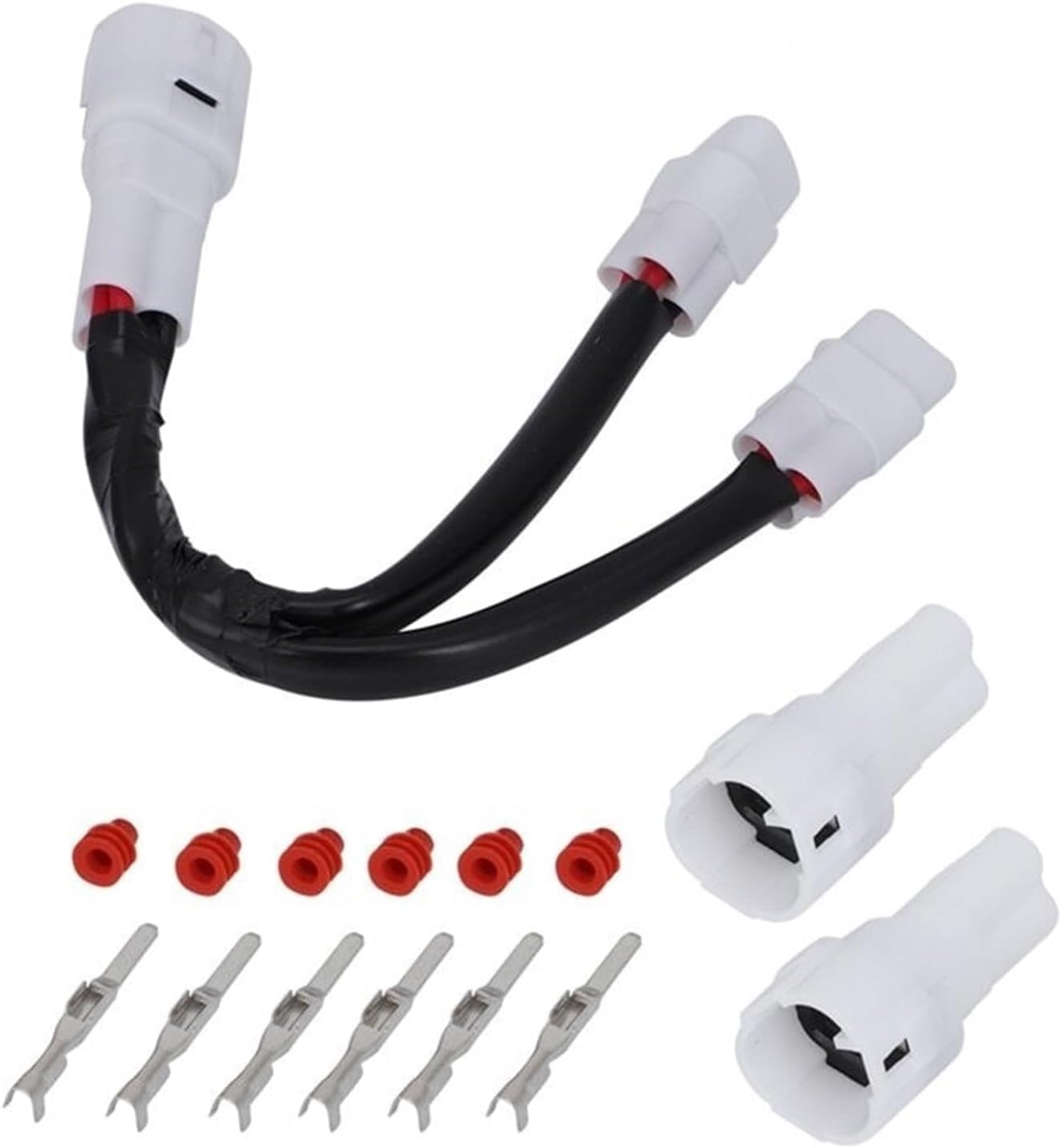Kit divisor corriente motocicleta con USB GPS y luz auxiliar