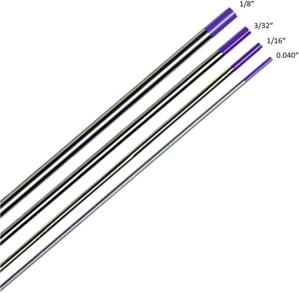 Electrodo TIG Tungsteno 1/16x7pulg pack 10