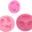 Moldes 3D silicona para fondant calavera y caramelo paquete 3