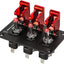 Panel interruptor palanca 12V coche carreras fibra carbono