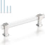 10 Manijas cocina ajustables 5" cromo pulido
