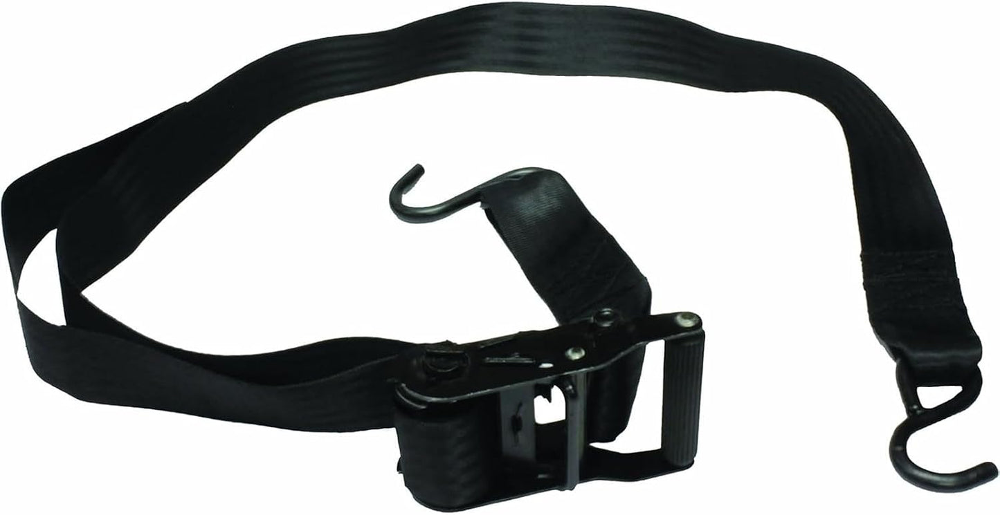 Correa trinquete resistente 6ft color negro