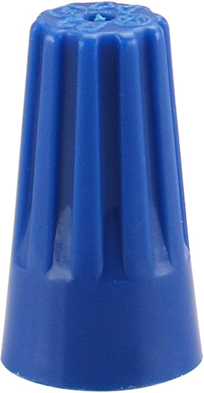 Conector P2 22-16 AWG x3 tapón rosca 300V azul pack 100
