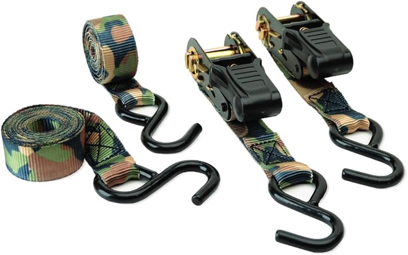 Correas trinquete camuflaje 1500lb 1x8' set 4
