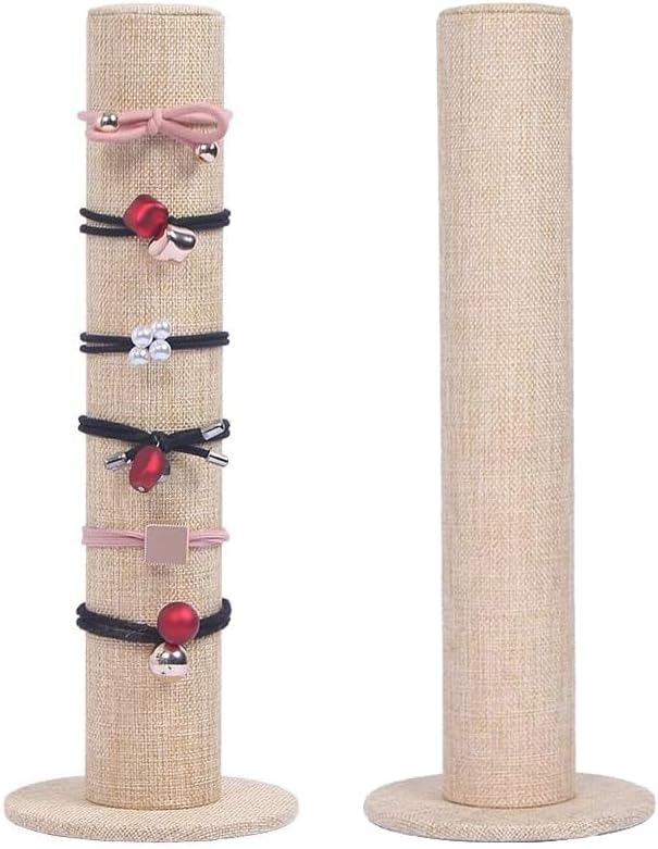 2 Soportes Diadema Organiz. Cabello Lino Amarillo