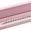Caja terciopelo rosa para pulseras y collares