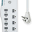 Regleta sobretensiones 10 tomas 4 USB 3.4A 6ft 15A UL