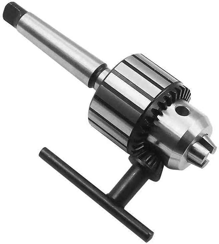 Portabrocas eje Morse #2 llave 3 mordazas para torno 1/32-1/2