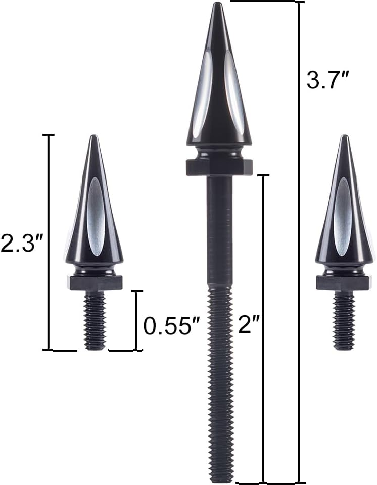 Tornillos negros parabrisas Harley Touring 2014