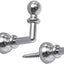 Ganchos decorativos para cortinas níquel satinado set 11