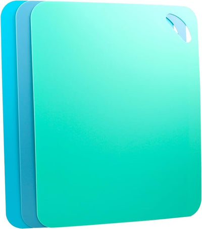 3 Pzas Tablas Cortar Plástico Flexibles 13x10.6pulg