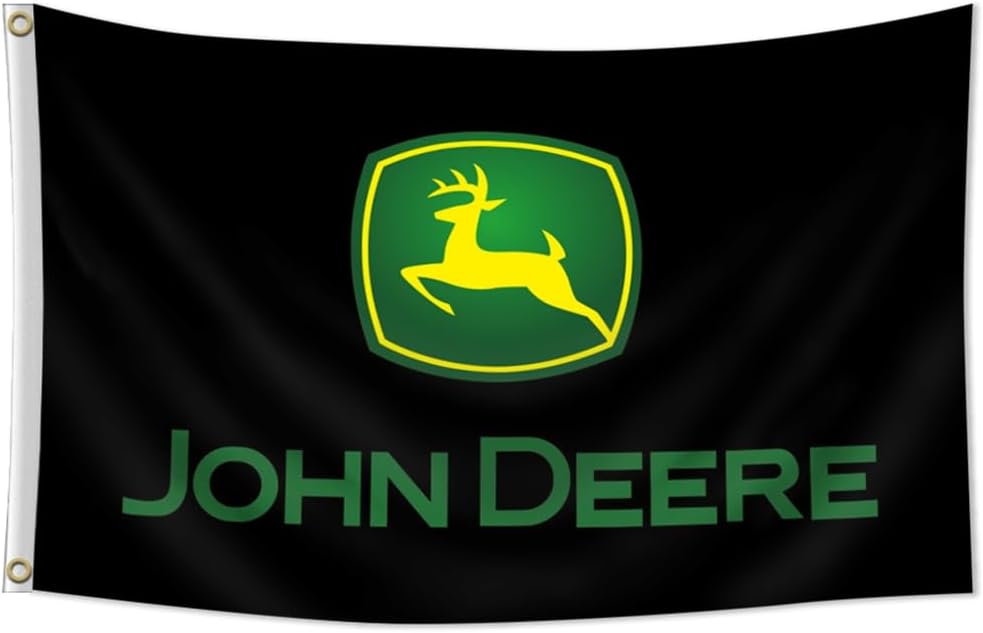 Banderas John Deere 3x5ft con ojales latón dormitorio