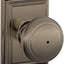 Perilla privacidad SCHLAGE Addison estaño antiguo