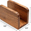Servilletero madera acacia organizador cocina rústico