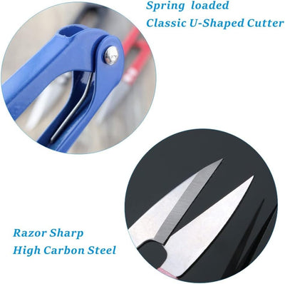 Tijeras coser 4.9pulg 6pzas cortadoras U bordado punto cruz