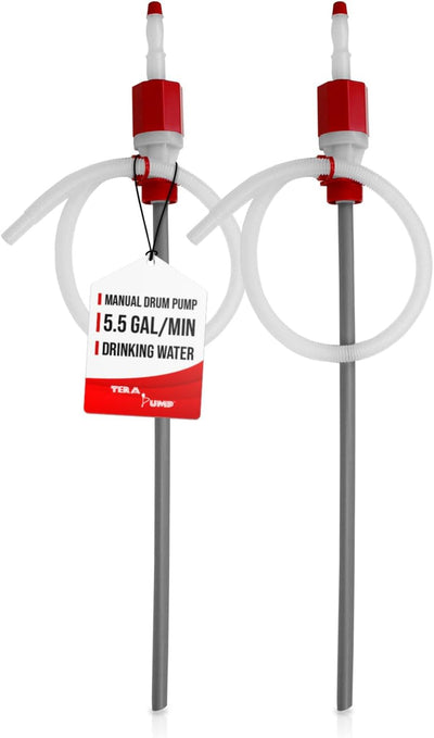 Bomba sifón manual 55gal para agua potable 2 unidades