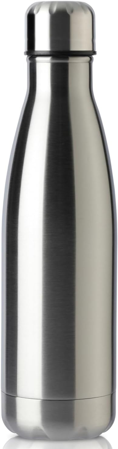 Botella agua deportiva acero inox doble pared 17oz color