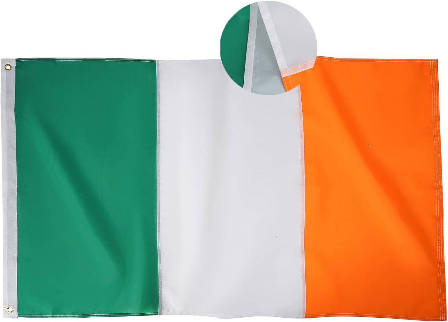 Bandera Irlandesa 3x5ft Nailon 210D con Ojales Latón