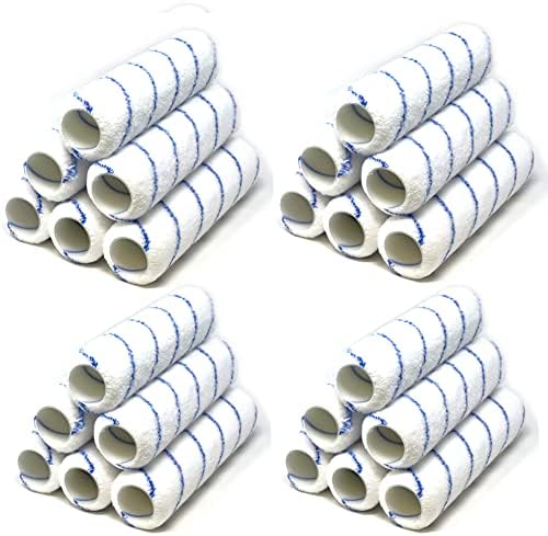 Rodillos pintura 9pulg microfibra sin pelusa pack 24