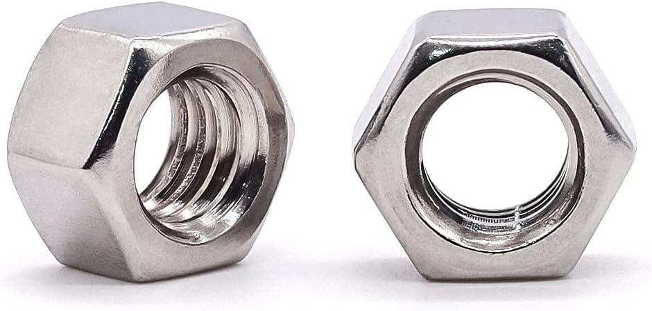 Tuercas hex acero inox 1/4-20 pulg paquete 100