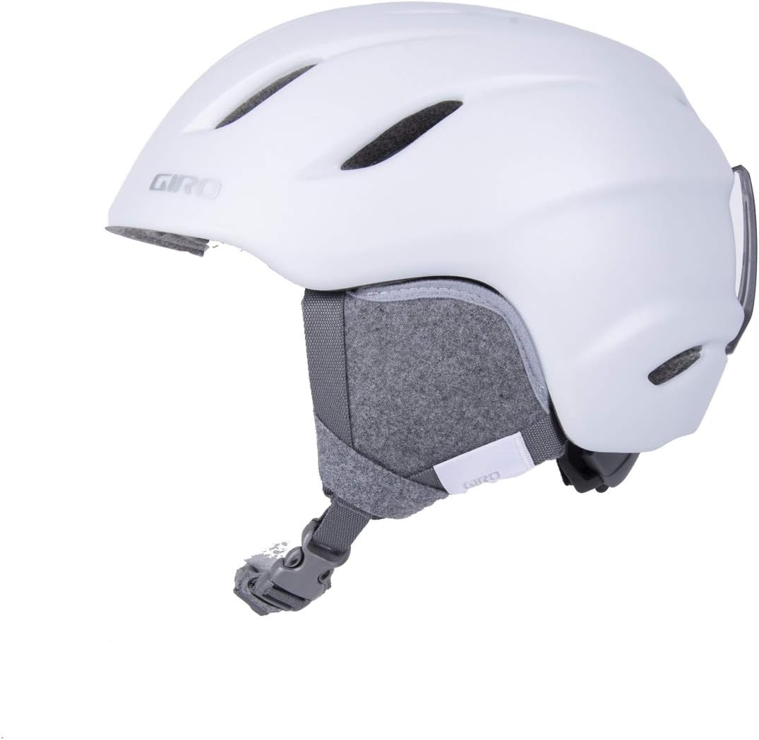 Casco nieve mujer color blanco mate talla S