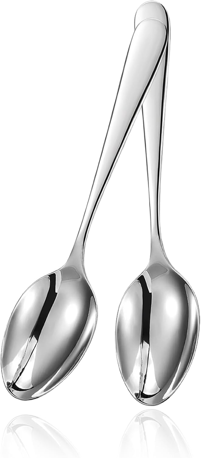 Set 2/4/6 cucharas acero inox 8pulg hogar cocina