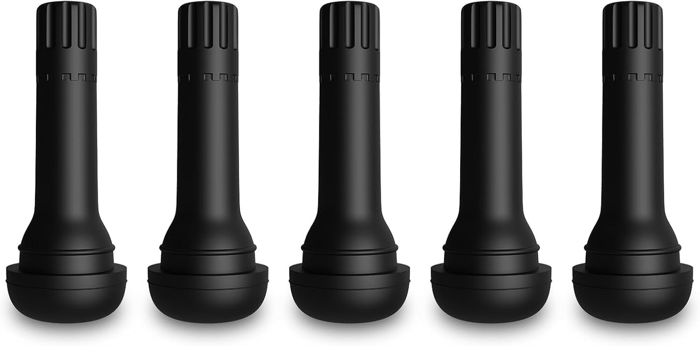 Vástago válvula neumático latón goma EPDM 0.453pulg paquete 5
