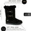 Botas de nieve invierno mujer forro piel cálidas moda