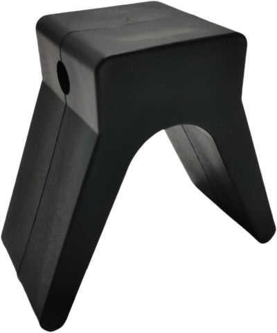 Tope arco barco forma V 2x4pulg bloque goma