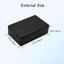 Caja eléctrica plástico ABS 8 pzas 80x50x26mm negra