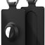 2 Tarjeteros para Llaves Tesla y Airtag con Funda Silicona Negro