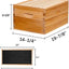 Caja colmena 8 marcos Langstroth encerados sin montar