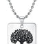 Collar alerta médica acero inox personalizable