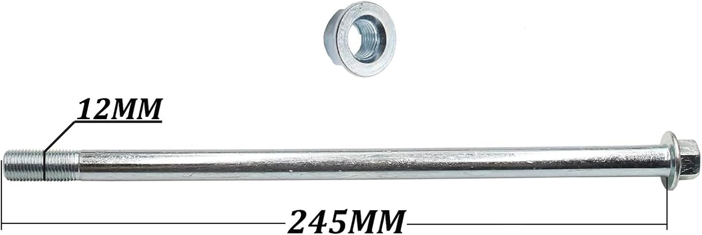 Pernos eje rueda 12mm y brazo oscilante para ATV Pit Pro
