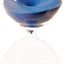 Temporizador arena cristal transparente 60 minutos azul