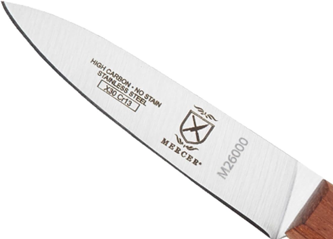 Cuchillo pelar mango palisandro 3pulg madera