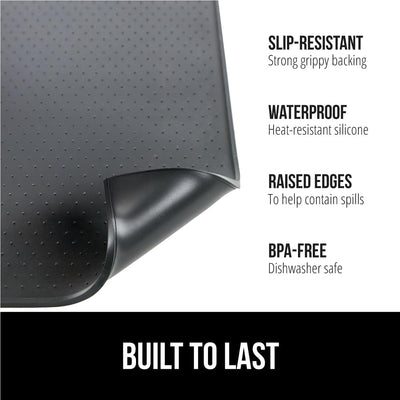 Tapete silicona para café 18x28pulg barra espresso cocina