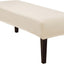 Funda banco comedor elástica lavable rectangular beige