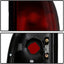 Luces traseras Nissan Frontier 98-04 negras izq/der