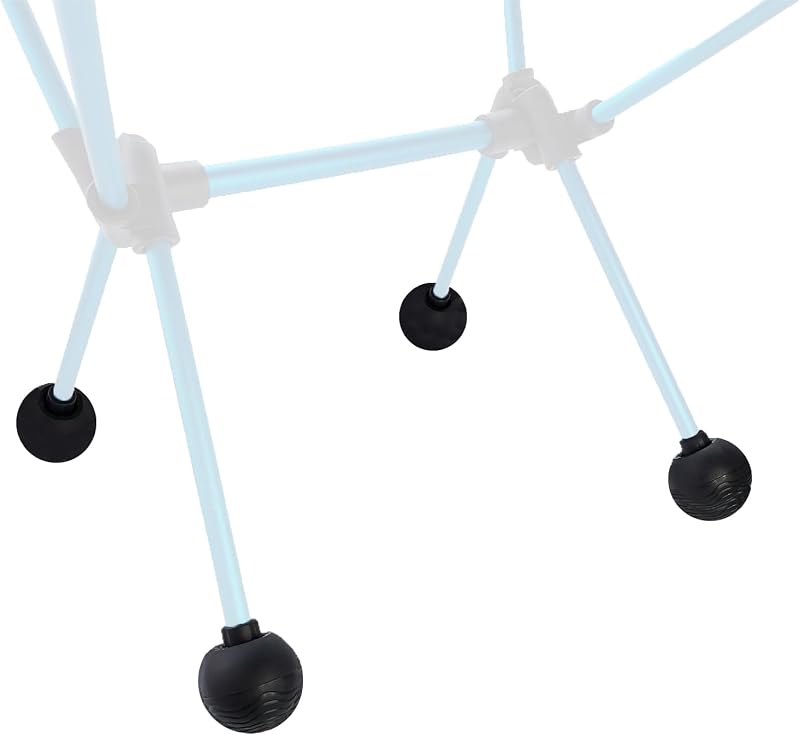 Fundas pies silla campamento 0.83-0.98pulg antideslizantes