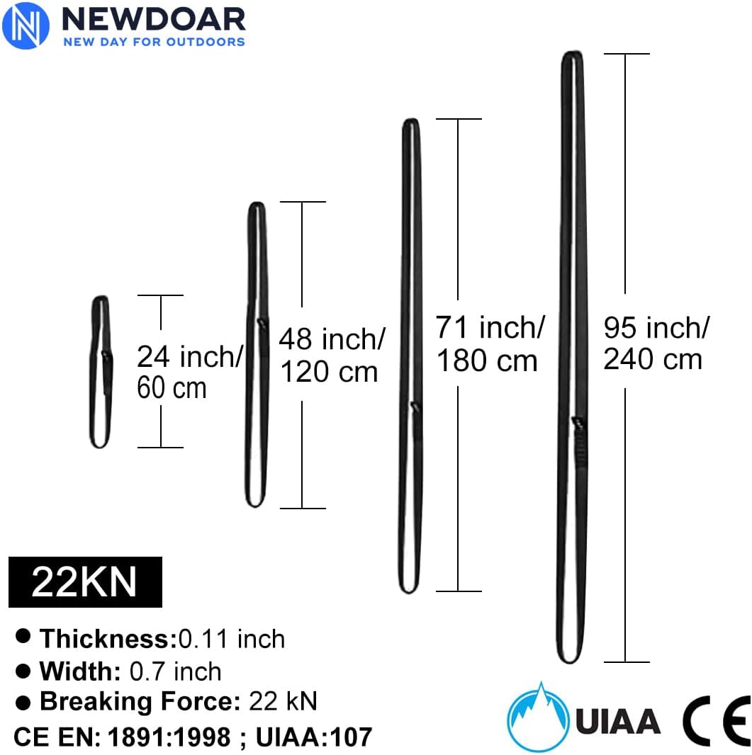 Cuerda escalada UIAA CE 23KN para anclajes y descenso