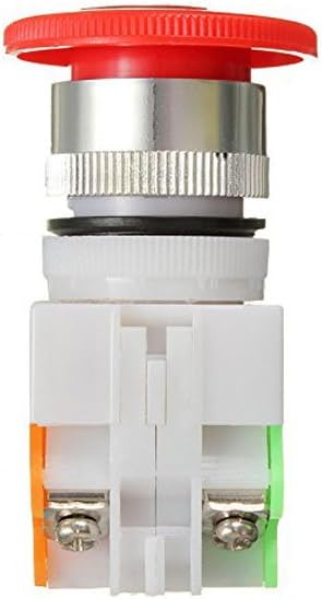 Interruptor emergencia rojo 0.866pulg 600V 10A