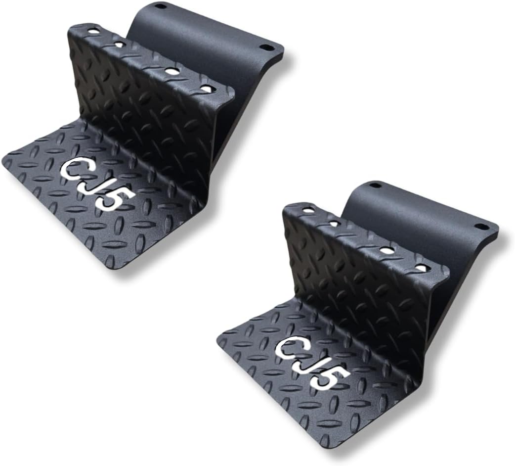 Estribos laterales CJ5 para Jeep acero sólido ajuste