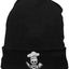 Gorro unisex calavera invierno suave color negro