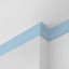 Pintura paredes interiores todo en uno azul semi-brillante