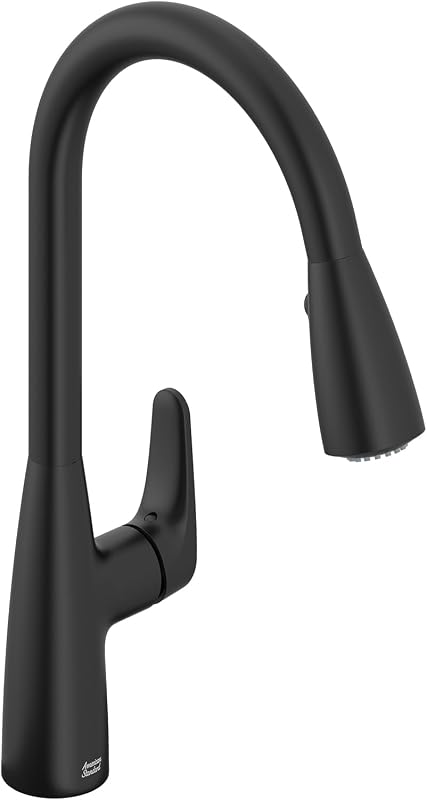 Grifo cocina desplegable con pulverizador negro mate