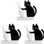 Soporte acrílico para bigotes de gato, jarrón decorativo con imanes para refrigerador