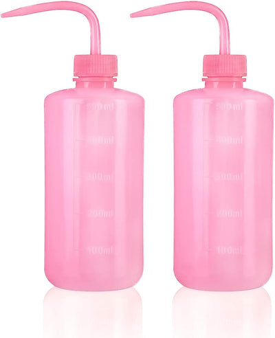 Botella riego chorro rosa 16.9oz plástico 2uds